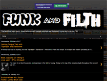 Tablet Screenshot of funkandfilth.com